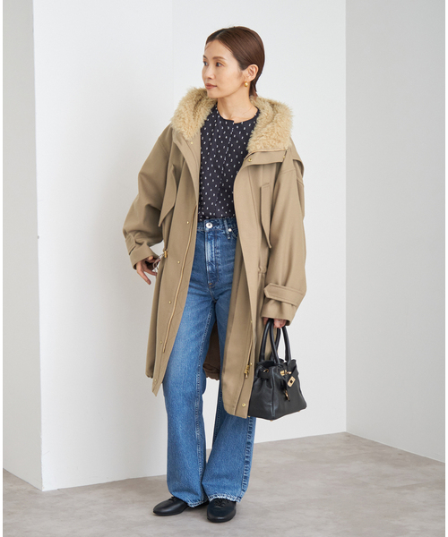 IENA（イエナ）の「ウーステッドフランネルモッズコート（モッズコート