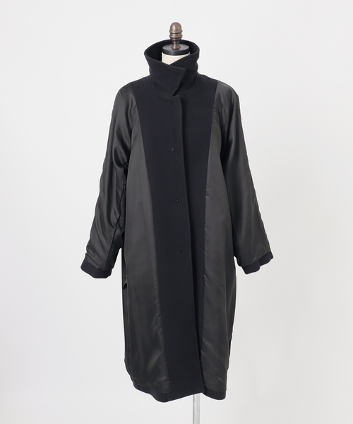 セール】尾州ウールスーパー100ステンカラーコート（ステンカラー