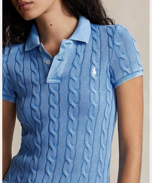 ケーブルニット ポロシャツ（ニット/セーター）｜POLO RALPH LAUREN