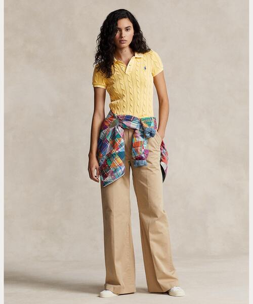 ケーブルニット ポロシャツ（ニット/セーター）｜POLO RALPH LAUREN