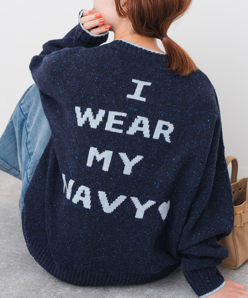 追加》ロゴインターシャニット（ニット/セーター）｜Spick & Span