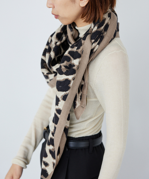 manipuri/マニプリ】レオパードベグストール（ストール/ショール