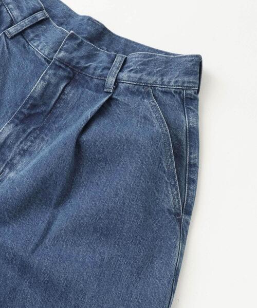 34サイズ/低身長向けも展開』タックデニム（デニムパンツ）｜URBAN