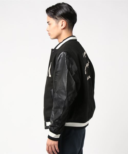 Re:room（リルーム）の「Rロゴビッグスタジアムジャンパー（スタジャン