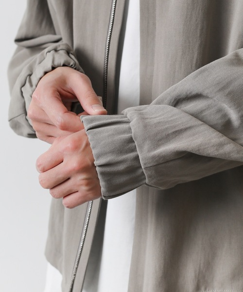 ATTACHMENT（アタッチメント）の「強撚LI/Cドビーギャバノーカラー