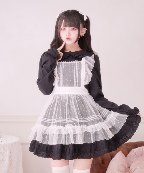 Pal elfy（パルエルフィー）の「ホイップフリルエプロン（ワンピース