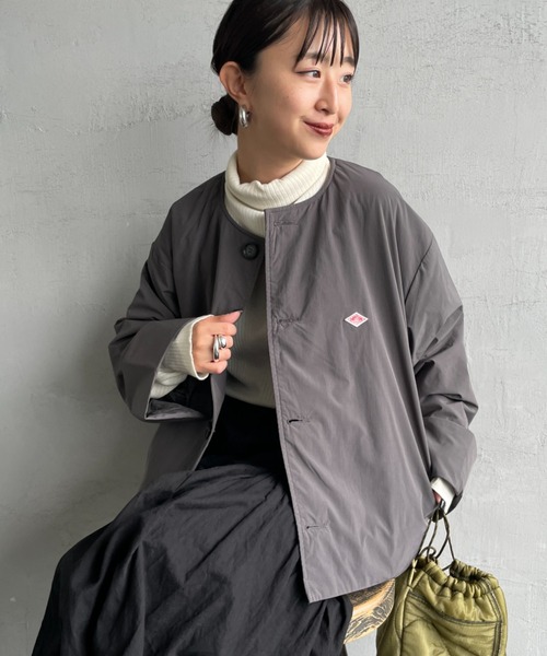 DANTON/ダントン] インサレーション カラーレス ワイドジャケット