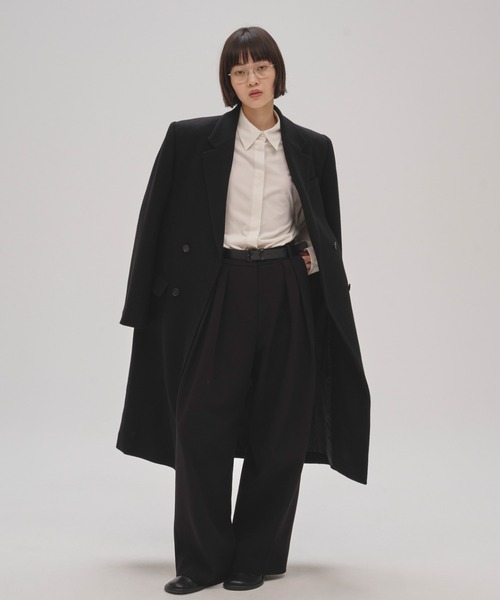 セール】Wool 100% Chester Coat（ステンカラーコート）｜TODAYFUL