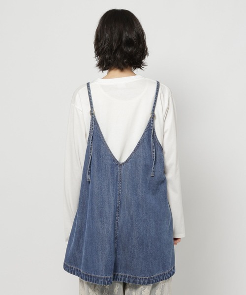 NKJ 2026SS] 2WAYZIPデニムドレス（キャミソール）｜niko and