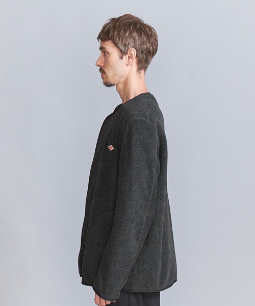 DANTON（ダントン）の「＜DANTON＞ ノーカラー フリースジャケット
