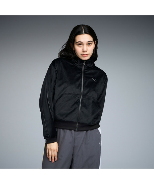 プーマ mochi様専用 プーマジャージ上下 ベロア ブラック PUMA