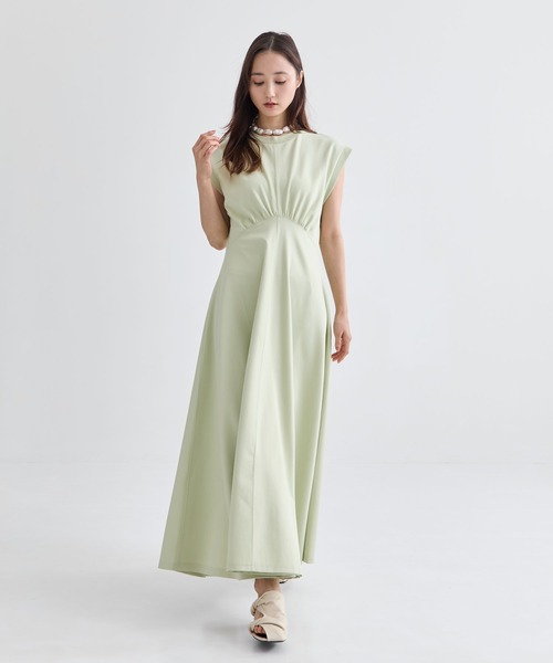 PHOTOCOPIEU/フォトコピュー】別注 SLEEVELESS FLARED DRESS/スリーブ