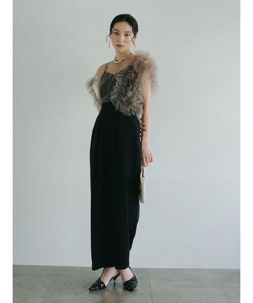 セール】【WEB限定】LADYチュールドッキングコンビネゾン（パンツ