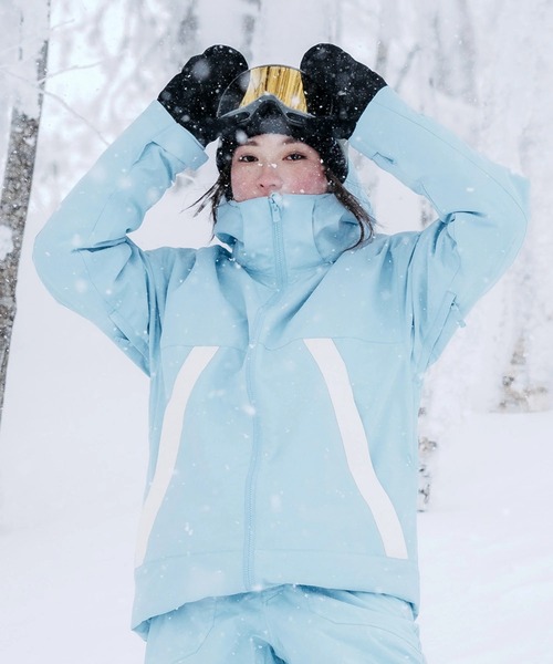 ロキシー スキースノーボードウェア レディース M ブルー 群青色 中綿