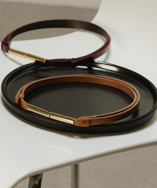 セール】【WEB限定カラーあり】スティックナローベルト（ベルト