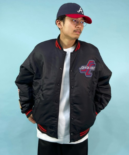 SANTACRUZ/サンタクルーズ スタジャン ナイロンジャケット/オーバー