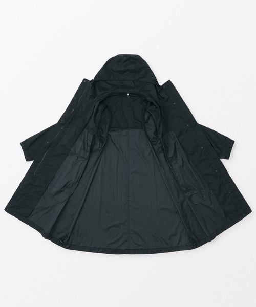 MUJI Labo〕婦人 軽量撥水ナイロンフード付きコート（その他アウター