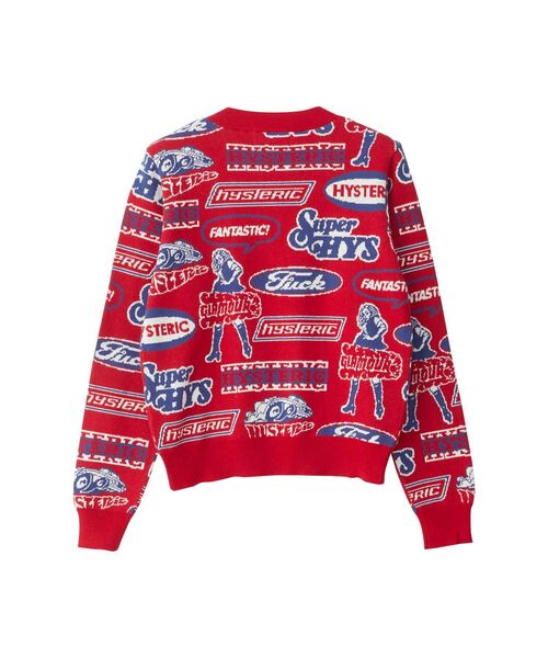 FANTASTIC BOX柄ジャカード ショート丈セーター（ニット/セーター