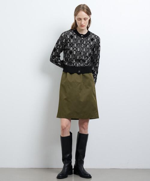 セール】トリプルクロスメモリーサテンミニスカート（スカート