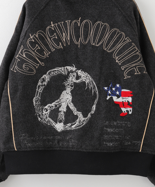 FAF (FAKE AS FLOWERS) / フェイク アス フラワーズ】STADIUM JACKET