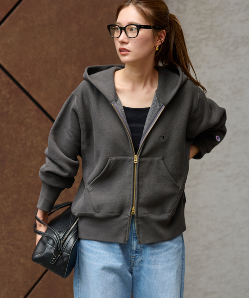 Champion/チャンピオン 別注リバースウィーブ11.5oz Wジップパーカー