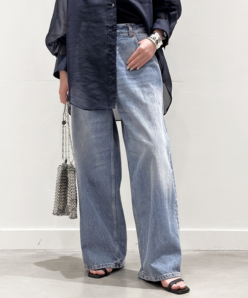 HAIKURE/ハイクル】BETHANY (wide leg)（デニムパンツ）｜AP STUDIO
