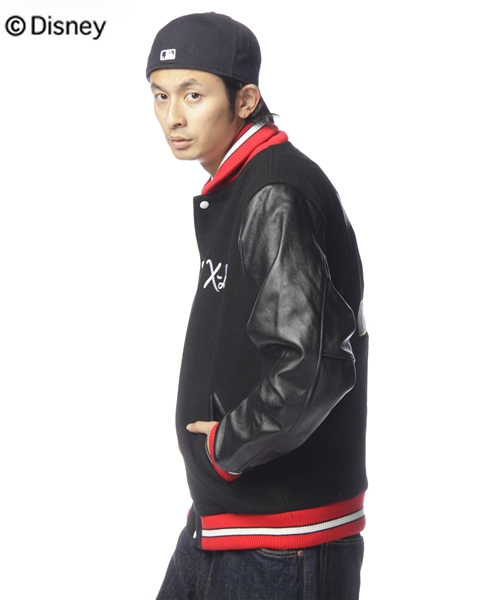 X-LARGE ミッキーマウス スタジャン