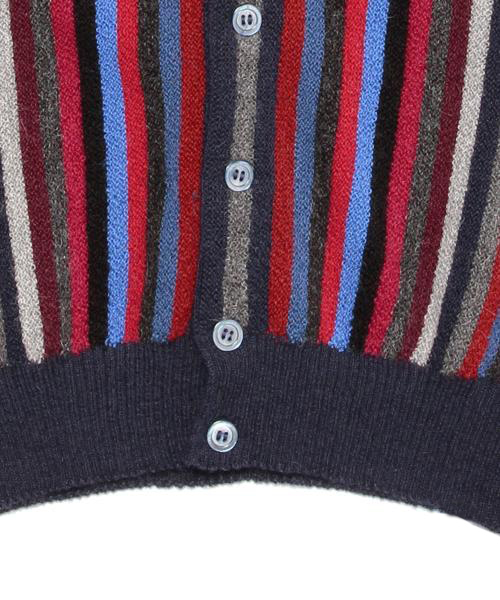 FANNI LEMMERMAYER ALPACA 赤 ボタン付きカーディガン