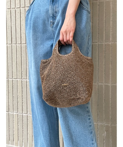 SNIDEL（スナイデル）の「ラメバリエハンドバッグ（ハンドバッグ