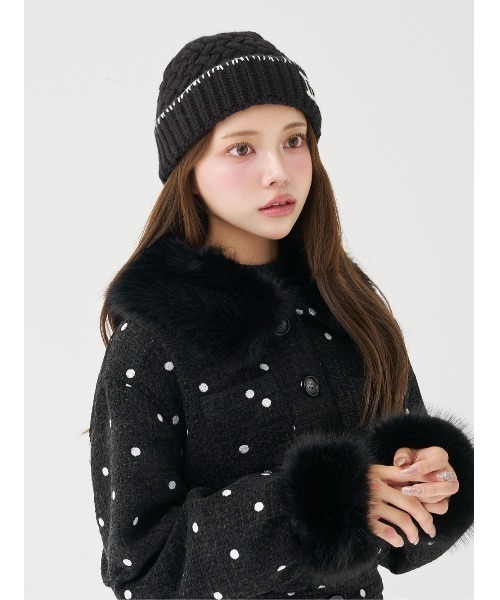 DDロゴバスケットニットビーニー（ニットキャップ/ビーニー）｜Darich