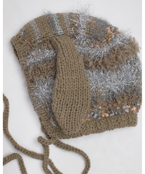 rurumu:（ルルムウ）の「rurumu:/ルルムウ/rurumu: usa-mimi knit cap