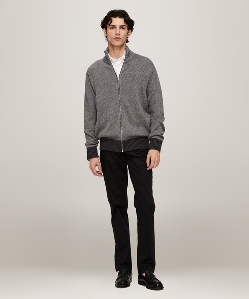 ジップアップニットジャケット（その他アウター）｜TOMMY HILFIGER