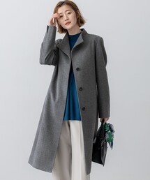 23区（ニジュウサンク）の「ウールアンゴラビーバー スタンドカラー