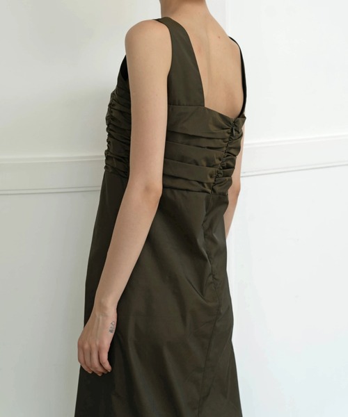 WILLFULLY（ウィルフリー）の「sheer motif lace OP & gather breast