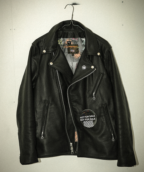 セール】【RYUJI KAMIYAMA×VANSON】別注 W RAIDERS JACKET（ライダース