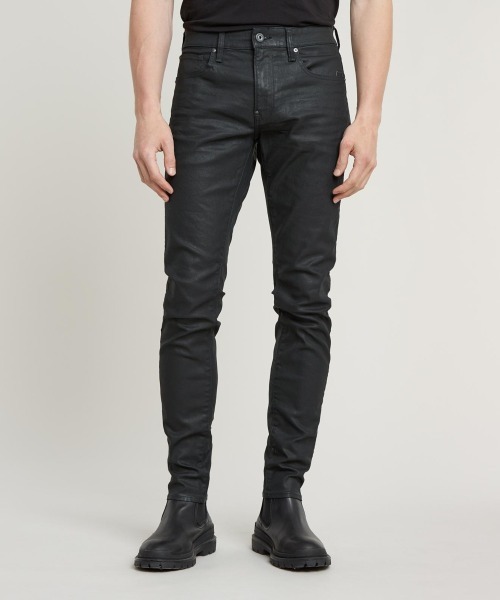 REVEND SKINNY JEANS/ストレッチスキニージーンズ/レザーライク