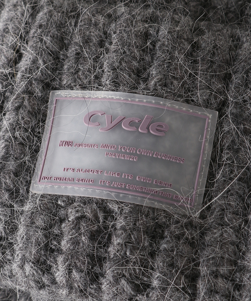 Cycle by myob/サイクルバイエムワイオー】DRAW CODE KNIT CAP（ニット