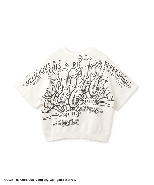 セール】【Coca-Cola】Garment dye sweat H/S（スウェット）｜ADAM ET