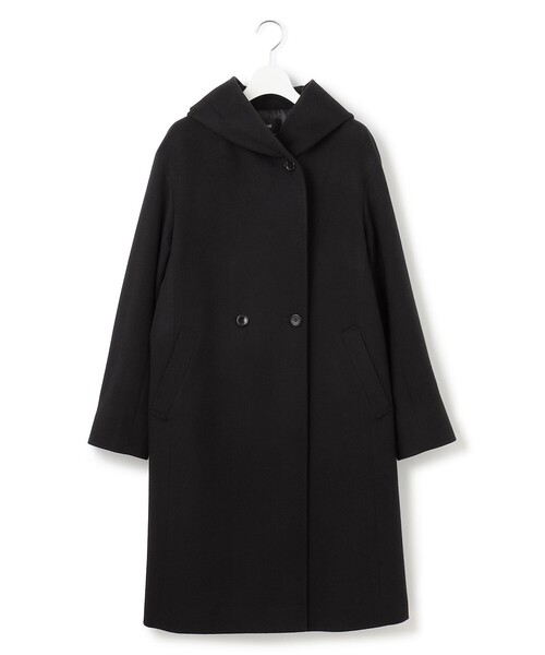 ウールカシミヤビーバー フーデット コート（その他アウター）｜23区 S