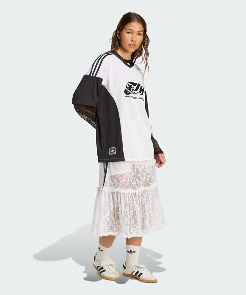 アディダス オリジナルス ロングスリーブ レース ジャージ アディダス