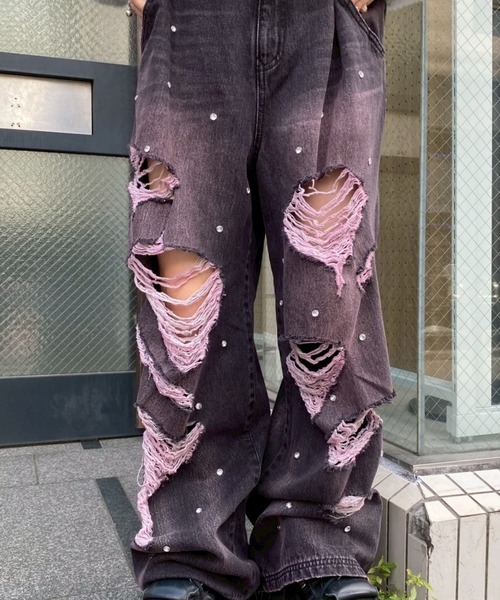 Candy Stripper（キャンディストリッパー）の「BIJOU DAMAGE DENIM