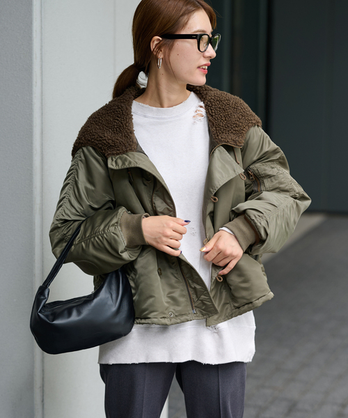 FRAMeWORK（フレームワーク）の「N-2B クロップドジャケット