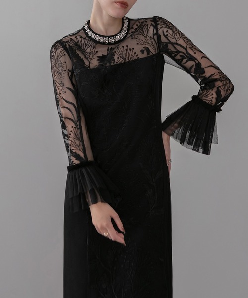 Leja（レジャ）の「【LEJA】フラワーレースジュエルカラーIライン