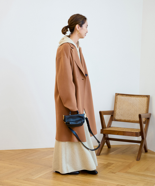 セール】SUPER160sダブルブレストコート（その他アウター）｜FRAMeWORK