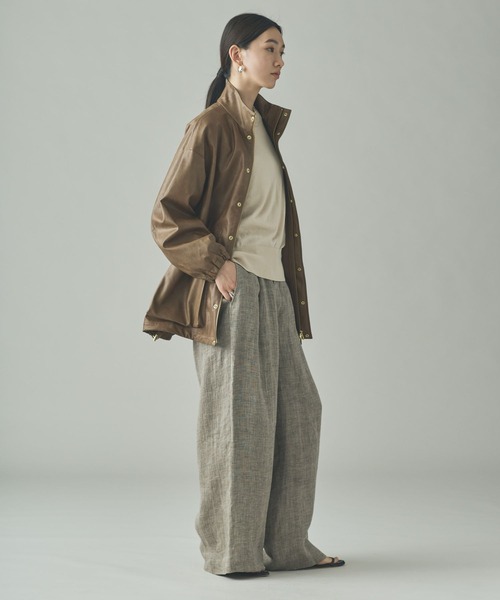 Curensology(カレンソロジー)/ヴィンテージフェイクレザーコート