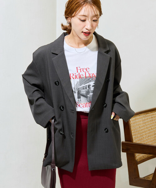 セール】限定展開 ダブル テーラード ジャケット（テーラード