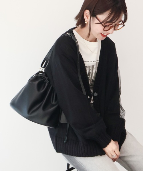 セール】チュールレイヤードカーディガン（カーディガン/ボレロ