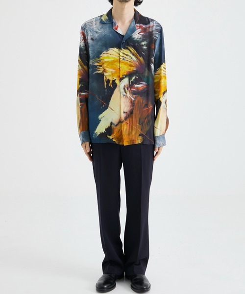 TAAKK/ターク】OIL PAINTING SHIRTS/オイルペインティングシャツ