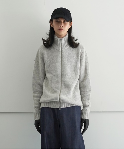 KAIKO（カイコー）の「KAIKO SHRINK ZIP CARDIGAN（ニット/セーター