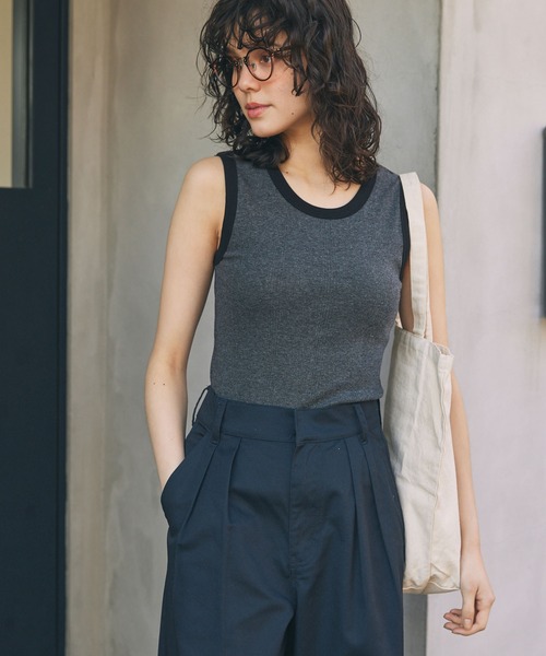 Robert P. Miller / ロバート・ピー・ミラー】リブ コットン タンク